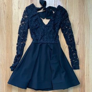 black skater dress from B. Darlin, size 1/2